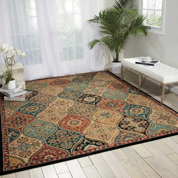 Nourison Nourison 2020 78" x 113" Fabric Indoor Rug in Multi-Color