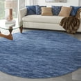 thumbnail image 1 of Nourison Nourison Essentials Indoor/Outdoor Navy Blue 8' x ROUND Area Rug, (8 Round), 1 of 11