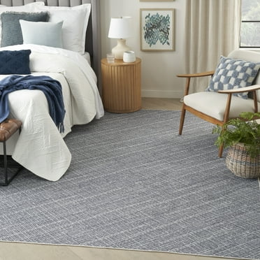 Nourison Nourison Washables Abstract Grey 5'2" x 7' Area Rug (5x7)