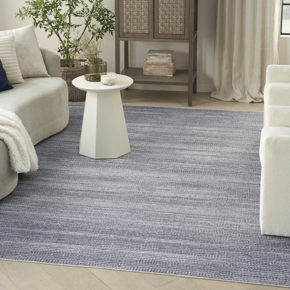 Nourison Nourison Washables Abstract Grey 8' x 10' Area Rug (8x10)