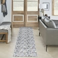 thumbnail image 1 of Nourison Nourison Washables Floral Grey Multicolor 2'2" x 8' Area Rug (2x8), 1 of 8