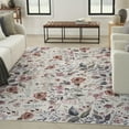thumbnail image 1 of Nourison Nourison Washables Floral Ivory Pink 9'2" x 12' Area Rug (9x12), 1 of 9