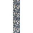thumbnail image 1 of Nourison Nourison Washables Floral Navy Multicolor 2'2" x 8' Area Rug (2x8), 1 of 8
