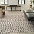 thumbnail image 1 of Nourison Nourison Washables Geometric Cream Black 6' x 9' Area Rug (6x9), 1 of 10