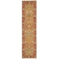 thumbnail image 1 of Nourison  Nourmak Area Rug Gold 2'6" x 10' Runner 10' Runner Runner, Indoor Living Room, Bedroom Green Rectangle, 1 of 5
