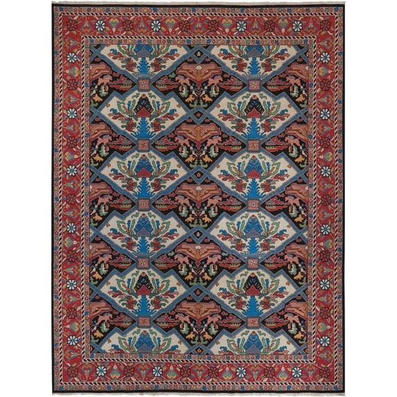 Nourison Nourmak SK48 Area Rug Multi 12' x 18' 12' x 15' Indoor,Handmade Living Room,Entryway,Dining Room Beige