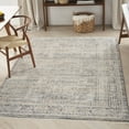 thumbnail image 1 of Nourison Nyle 5'3" x 7'10" Ivory Slate Vintage Indoor Rug, 1 of 9