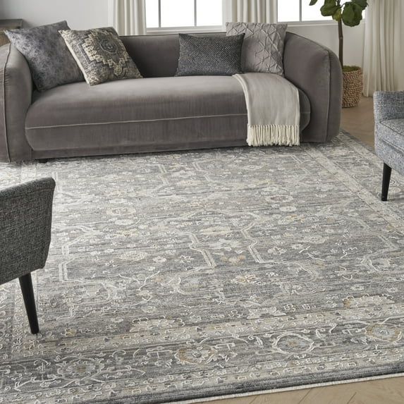 Nourison Nyle Bohemian Persian Slate Multicolor 12' x 15'9" Area Rug, (12x16)