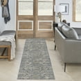 thumbnail image 1 of Nourison Nyle Distressed Charcoal 2'3" x 12' Area Rug (2x12), 1 of 7