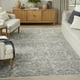 thumbnail image 1 of Nourison Nyle Distressed Charcoal 9'10" x 13'6" Area Rug (10x14), 1 of 8