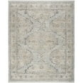 thumbnail image 1 of Nourison Nyle Distressed Light Blue 5'3" x 7'10" Area Rug (5x8), 1 of 10