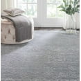 thumbnail image 1 of Nourison Opaline Vintage Charcoal/Silver 5'6" x 7'5" Area Rug, (6' x 8'), 1 of 6