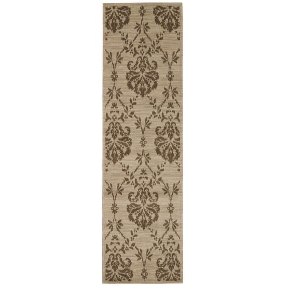 Nourison Opus JOA02 Area Rug 2'3" x 8' Runner 8' Runner Olive