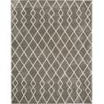 thumbnail image 1 of Nourison Oslo Shag Collection 8 x 11 Denim Blue Area Rug - OSL02, 1 of 2