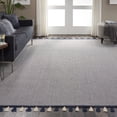thumbnail image 1 of Nourison Otto Solid Navy 8' x 10'6" Area Rug, (8x11), 1 of 8