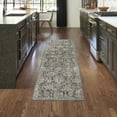 thumbnail image 1 of Nourison Oushak Home 2' x 6' Charcoal Vintage Indoor Rug, 1 of 7