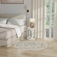 thumbnail image 1 of Nourison Oushak Home 4' x Round Mint Vintage Indoor Rug, 1 of 8