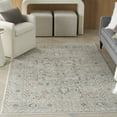 thumbnail image 1 of Nourison Oushak Home Persian Light Grey 5'5" x 7'3" Area Rug (5x7), 1 of 8