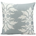 thumbnail image 1 of Nourison Outdoor Damask Grey 20" x 20" Throw Pillow, 1 of 2