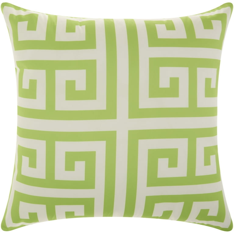 Nourison Outdoor Pillows Apple Green Decorative Throw Pillow 20 X20 Walmart