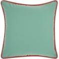 thumbnail image 1 of Nourison Outdoor Pillows Aqua Turquoise Decorative Throw Pillow , 20"X20", 1 of 2