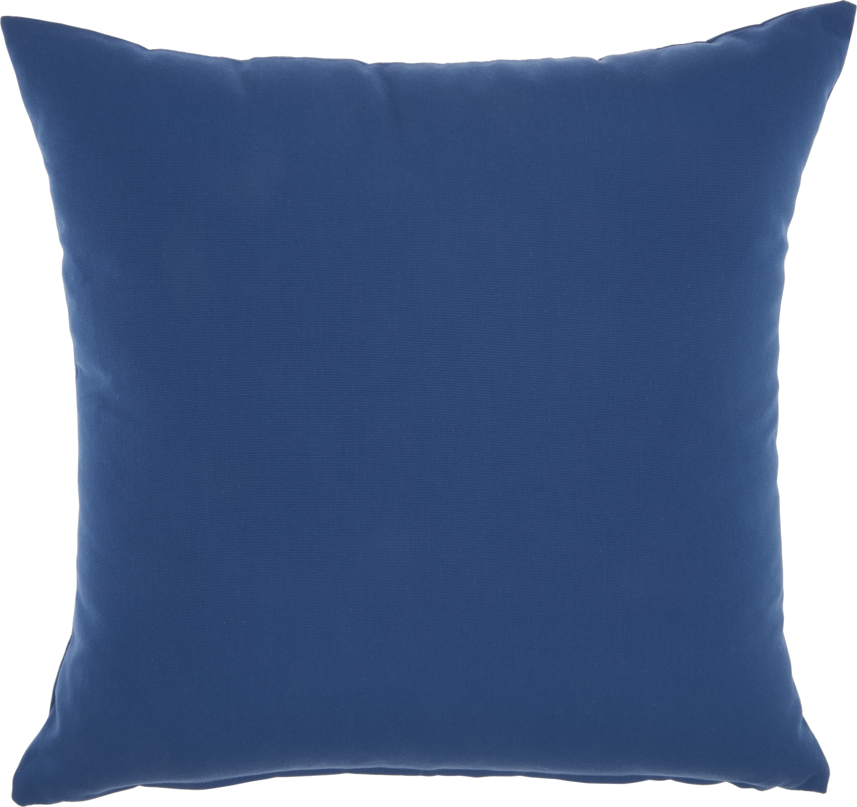 Blue Embroidered Square Kids Outdoor Throw Pillow Set
