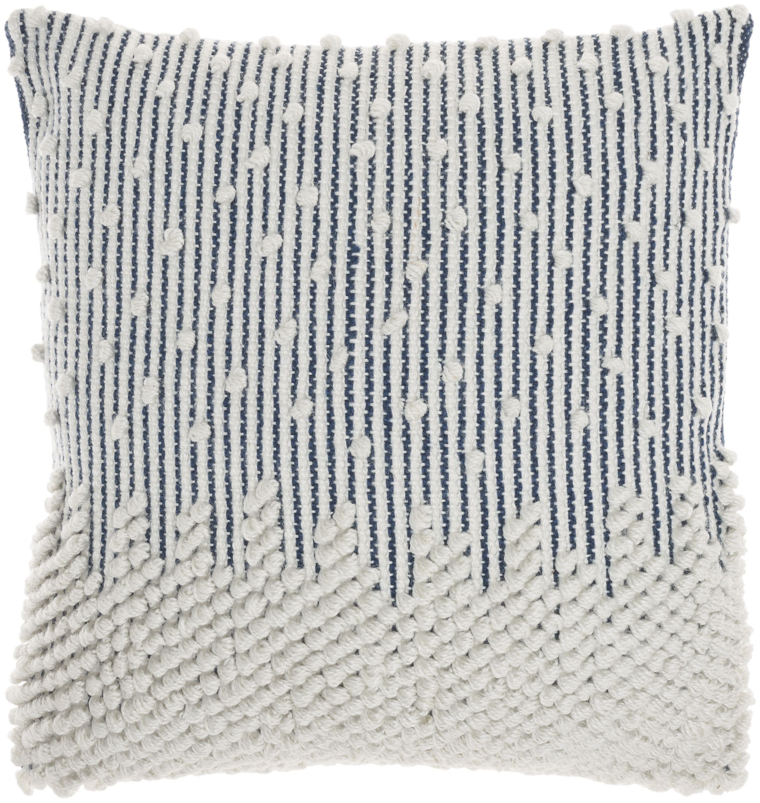 Nourison Outdoor Pillows Gradual Dots Navy 18" x 18" Throw Pillow - image 1 of 6