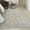 thumbnail image 1 of Nourison Outlines 5'3" x 7'3" Sage Ivory Vintage Indoor Rug, 1 of 8