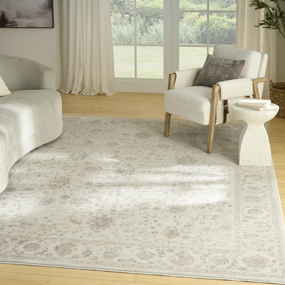 Nourison Outlines 9' x 12' Ivory Vintage Indoor Rug