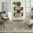 thumbnail image 1 of Nourison Palamos Indoor/outdoor Casual Contemporary Grey Area Rug, 1 of 9
