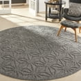 thumbnail image 1 of Nourison Palamos Indoor/outdoor Contemporary Dark Grey Area Rug, 1 of 9