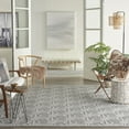 thumbnail image 1 of Nourison Palamos Indoor/outdoor Contemporary Light Grey Area Rug, 1 of 9