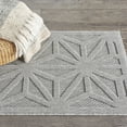 thumbnail image 1 of Nourison Palamos Indoor/outdoor Contemporary Lt Grey Area Rug, 1 of 10