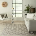 thumbnail image 1 of Nourison Palamos Indoor/outdoor Floral Contemporary Grey Area Rug, 1 of 10