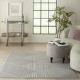 thumbnail image 1 of Nourison Palamos Indoor/outdoor Geometric Contemporary Lt Grey Area Rug, 1 of 10