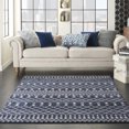 thumbnail image 1 of Nourison Palermo 4' x 6' Navy/Grey Bohemian Indoor Rug, 1 of 8