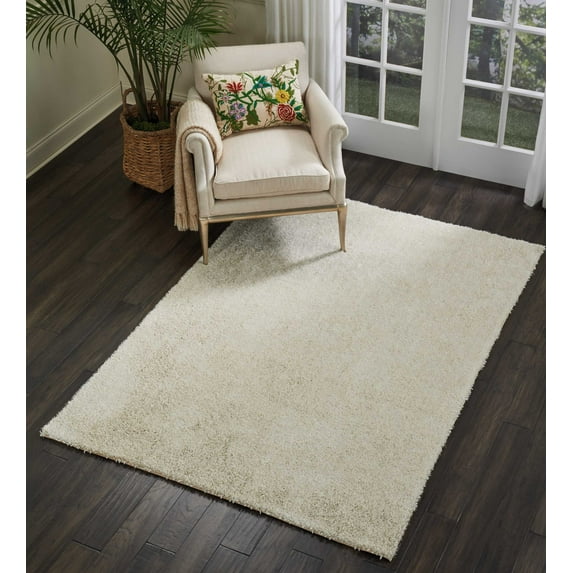 Nourison Palm Beach 5' x 7' Ivory Modern Indoor Rug