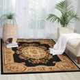 thumbnail image 1 of Nourison Paramount Persian Medallion Black 3'11" x 5'10" Area Rug, (4' x 6'), 1 of 5