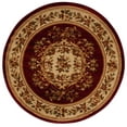 thumbnail image 1 of Nourison Paramount Persian Medallion Red 5'3" x ROUND Area Rug, (5' Round), 1 of 3