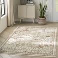 thumbnail image 1 of Nourison Pardis 5'3" x 7' Ivory Rust Vintage Indoor Rug, 1 of 8