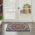 thumbnail image 1 of Nourison Parisa French Country Brick/Ivory 2' x 3' Area Rug, Plush, Bedroom, Kitchen, Living Room, 1 of 7