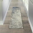 thumbnail image 1 of Nourison Passion Abstract Charcoal Ivory 1'10" x 6' Area Rug, (2x6), 1 of 7