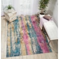 thumbnail image 1 of Nourison Passion Abstract Grey/Multicolor 3'9" x 5'9" Area Rug, (4x6), 1 of 6