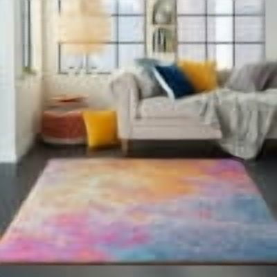 Nourison Passion Abstract Sunburst 5'3" x 7'3" Area Rug, (5x7)
