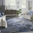 thumbnail image 1 of Nourison Passion All-over design Light Blue Black 9' x 12' Area Rug (9x12), 1 of 8