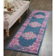 thumbnail image 1 of Nourison Passion Bohemian Blue 2'2" x 10' Area Rug, (2x10), 1 of 8