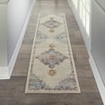 thumbnail image 1 of Nourison Passion Bohemian Grey/Multi 2'2" x 7'6" Area Rug, (2x8), 1 of 7