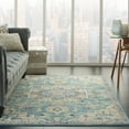 thumbnail image 1 of Nourison Passion Bohemian Ivory/Light Blue 5'3" x 7'3" Area Rug, (5x7), 1 of 8