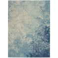 thumbnail image 1 of Nourison Passion Colorful Area Rug Navy Light Blue 5'3" x 7'3", 1 of 10
