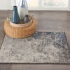 Nourison Passion Contemporary Charcoal Ivory 1'10" x 2'10" Area Rug, (2x3)